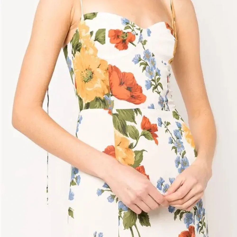 Reformation Juliette Formosa Floral Print Midi Dress Size 4 - Picture 10 of 16
